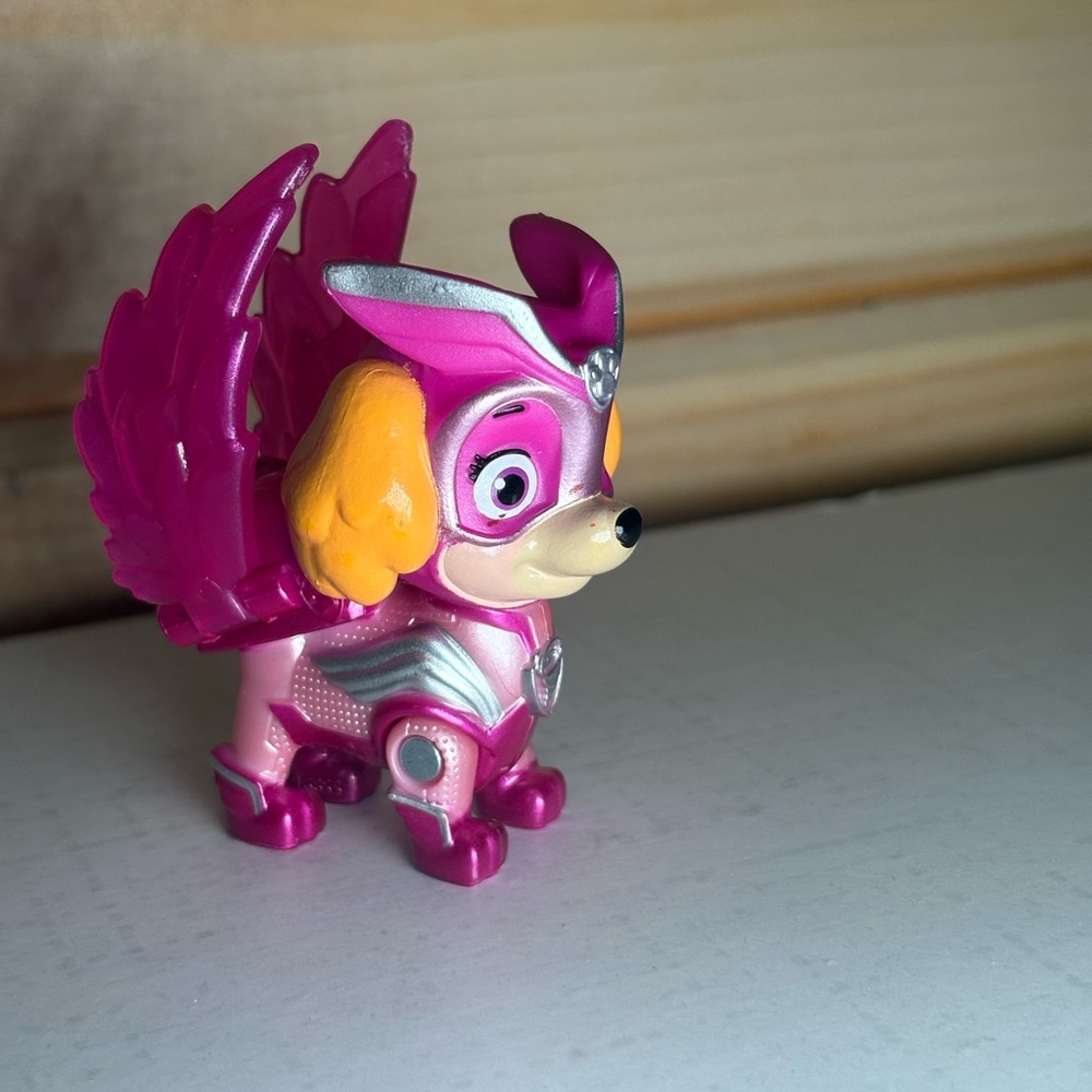 Paw patrol mighty Skye with wings. Hard to find. Super paws!